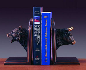 bull and bear bookends amazon